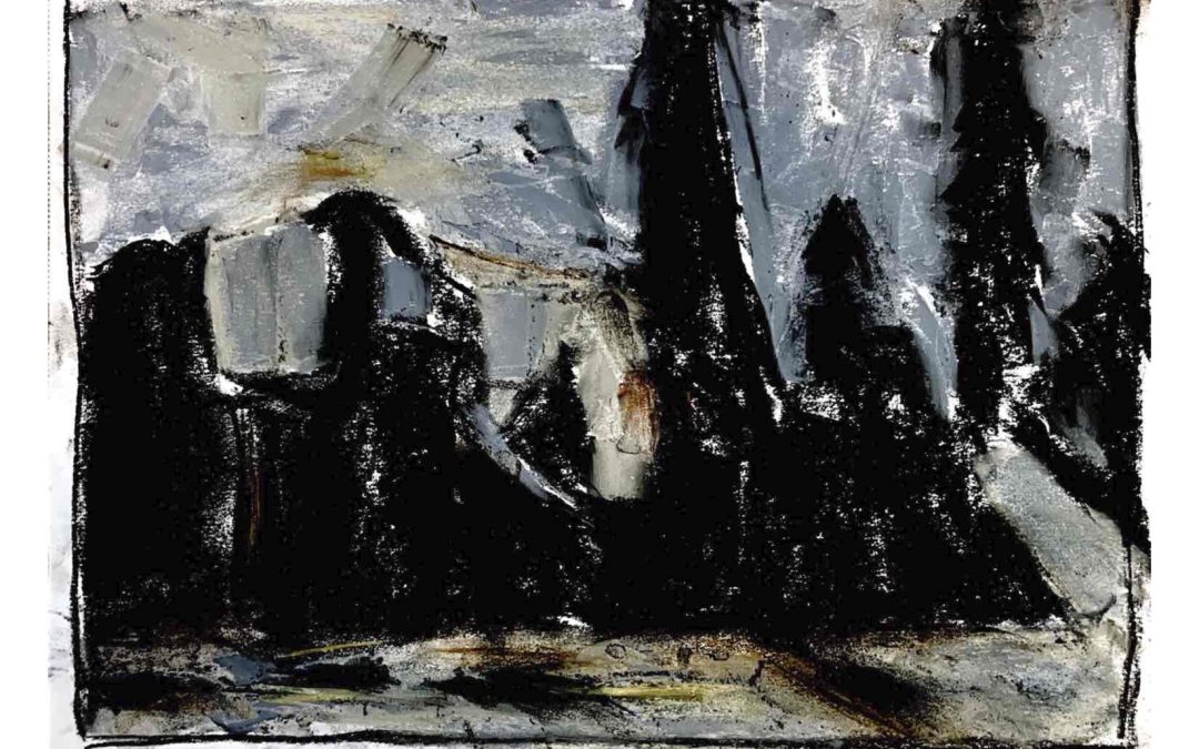 Charcoal study/Tom Tomson Nocturne 1915