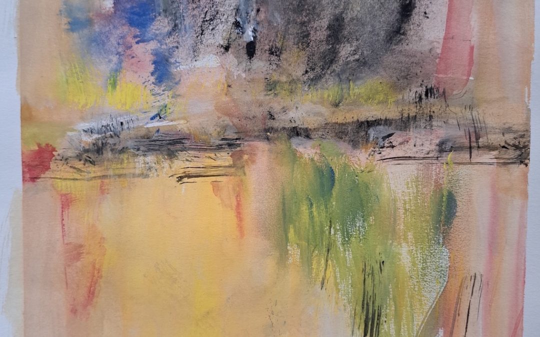 Been looking at Joan Eardley. Trying gouache on paper