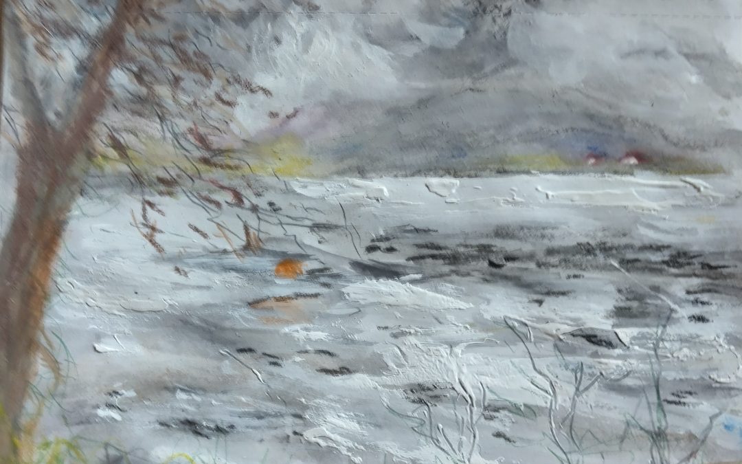 Watercolour and pencil