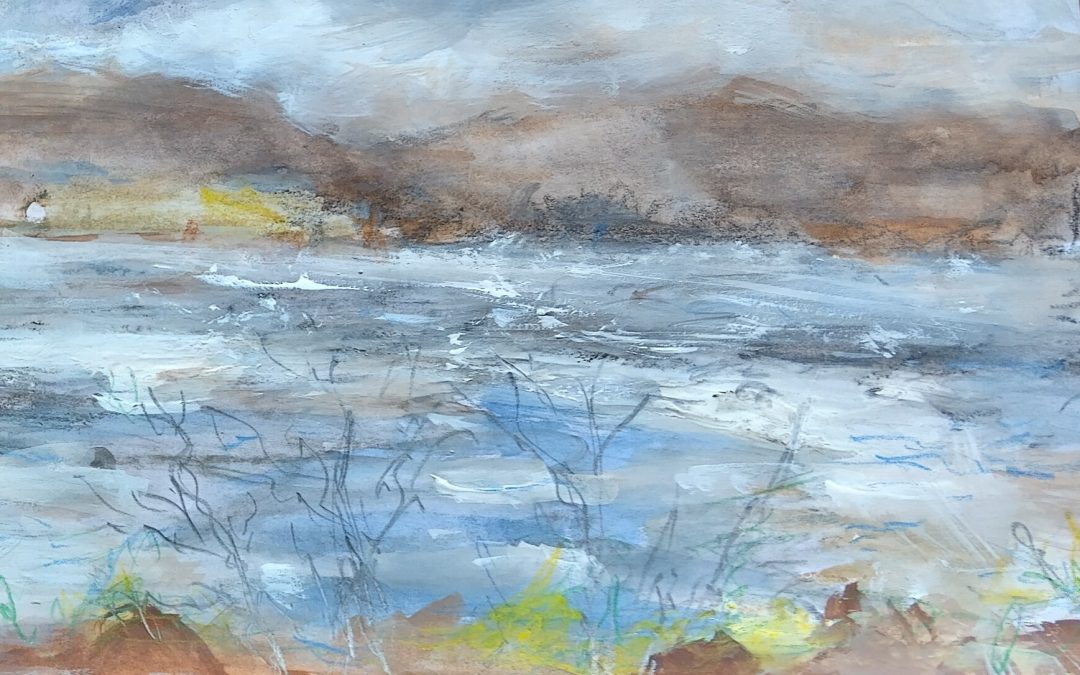 Watercolour and pencil
