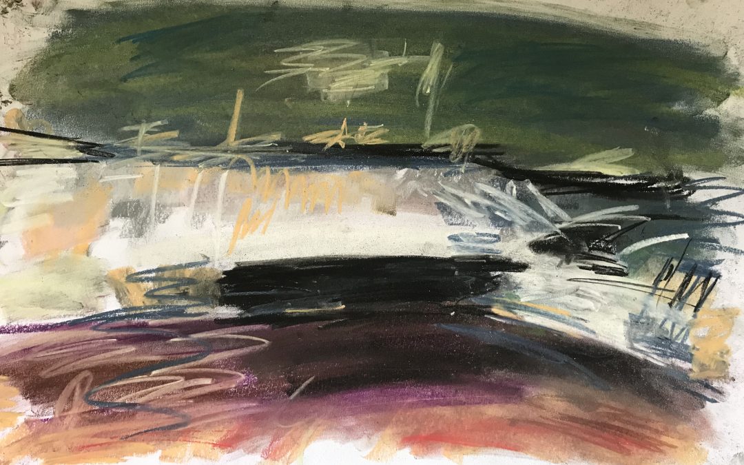After Joan Eardley,  I really enjoyed this exercise, it’s a long time since I used pastels, I love the energy they encourage
