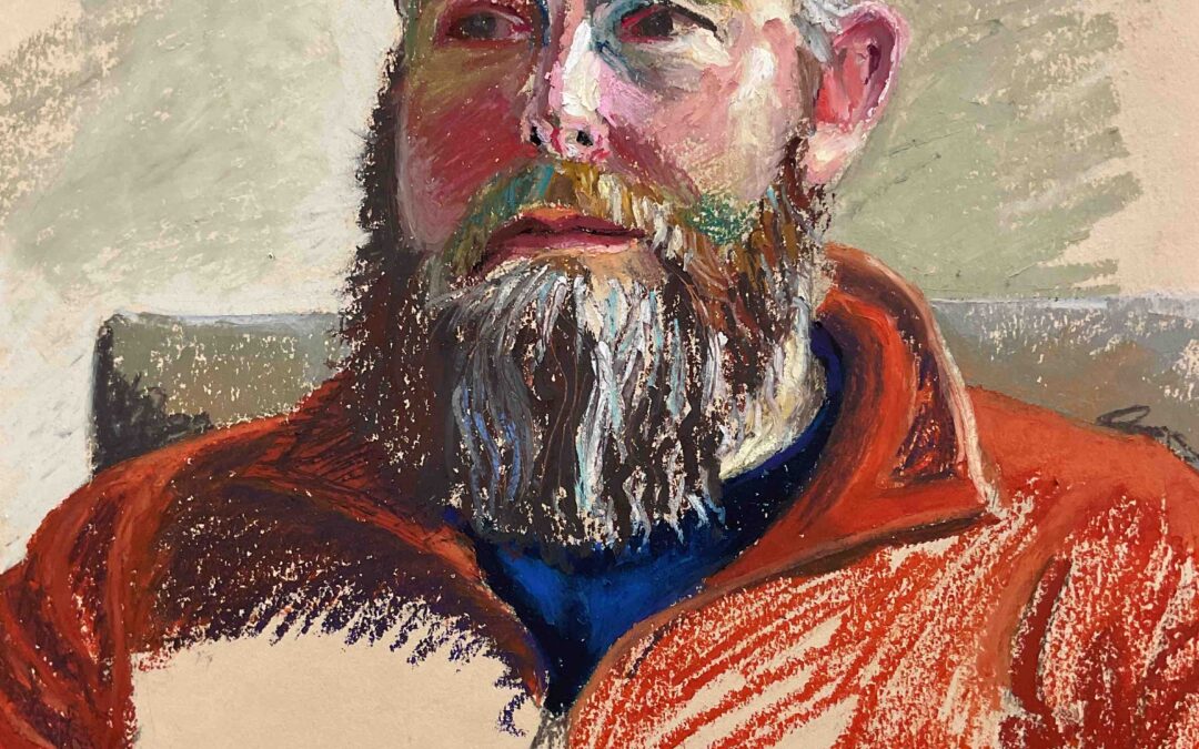 Painted from a reference photo of my son, photographed in afternoon light in front of a window.
I tried to focus on using more chromatic colours in the shadow without losing the light/shadow relationship and also on trying to select colours a little more intuitively, hence this attempt being completed in less time.