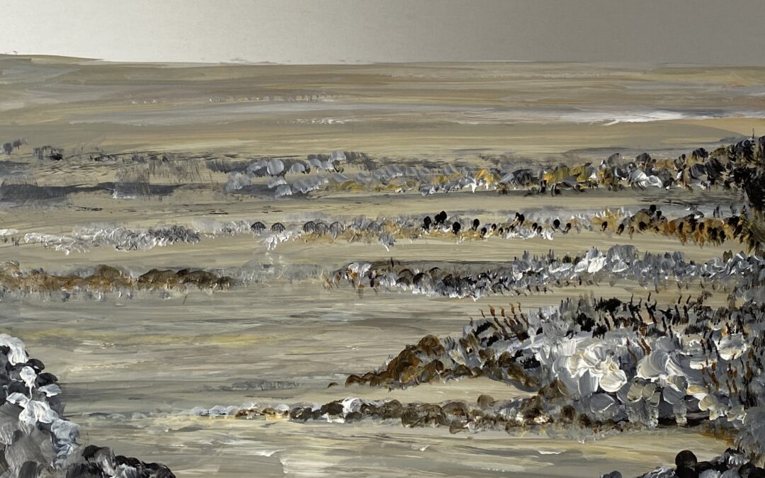 Another slightly larger painting on aluminium. Really enjoyed the smoothness of the surface.